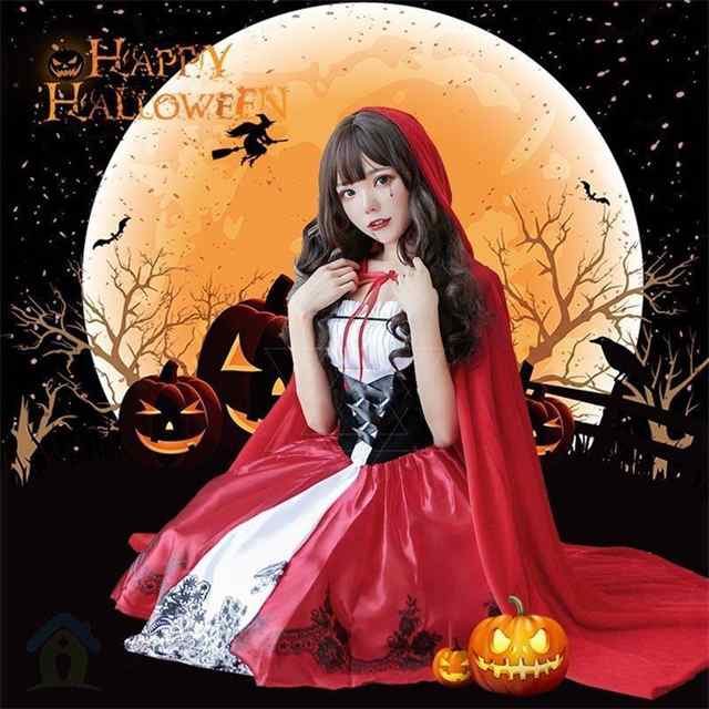ハロウィンで大活躍 赤ずきんちゃん仮装衣装 大人用 女性
